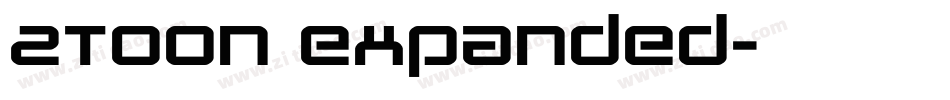 2Toon Expanded字体转换